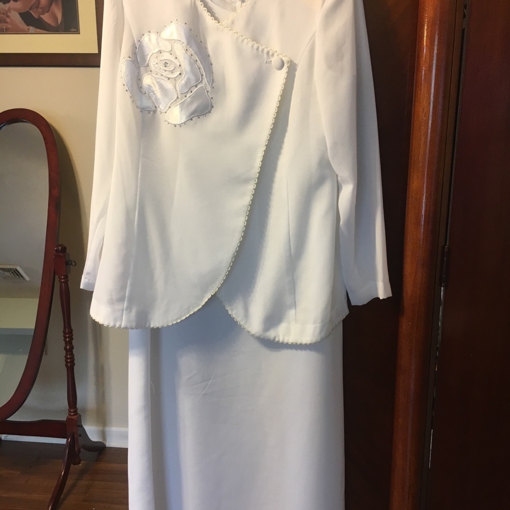 Tally Taylor dress with jacket.